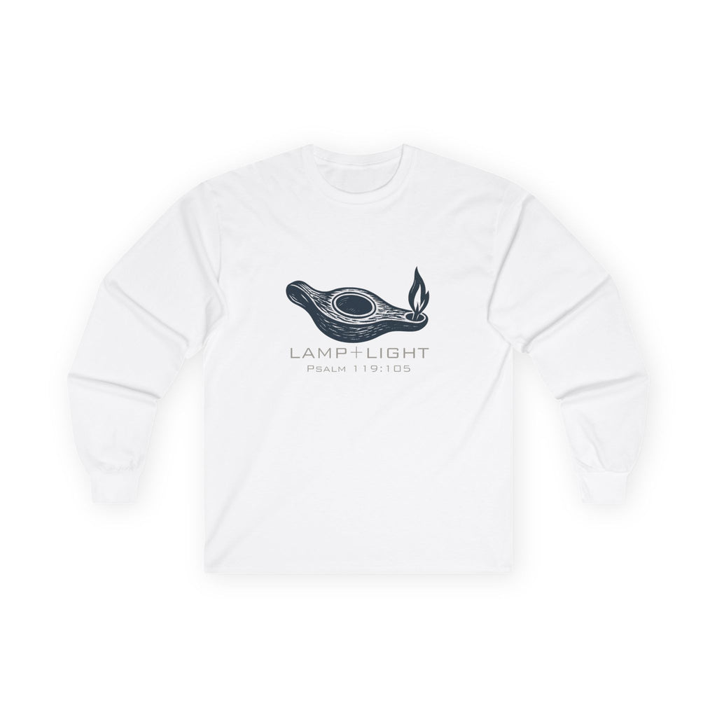 Lamp+Light Unisex Long Sleeve Tee — Masculine Logo Edition